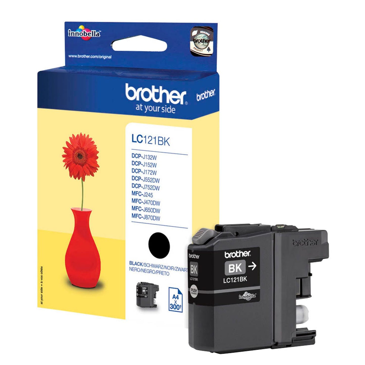 brother LC-121BK schwarz Druckerpatrone | LC121BK