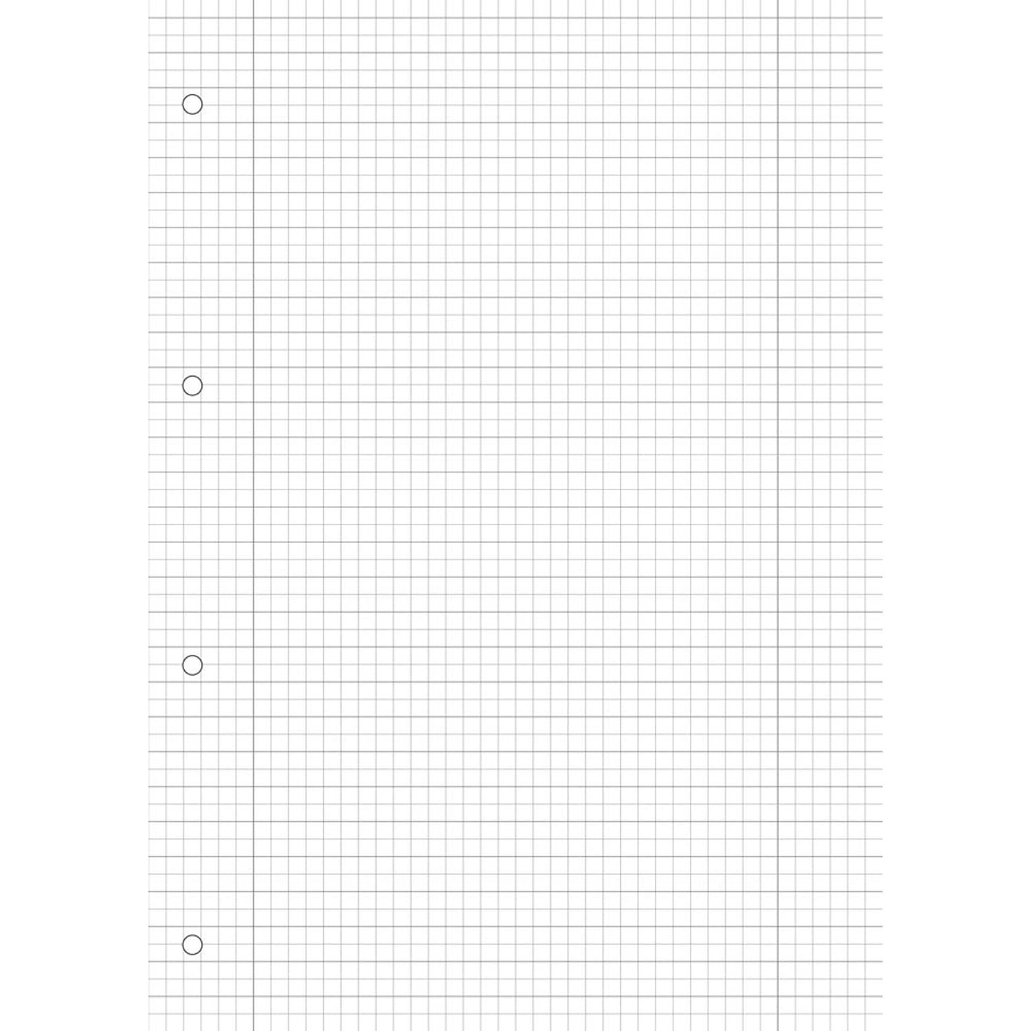 OXFORD Collegeblock Office Essentials Lineatur 28 liniert und kariert DIN A4 Innen- und Außenrand | 100050231