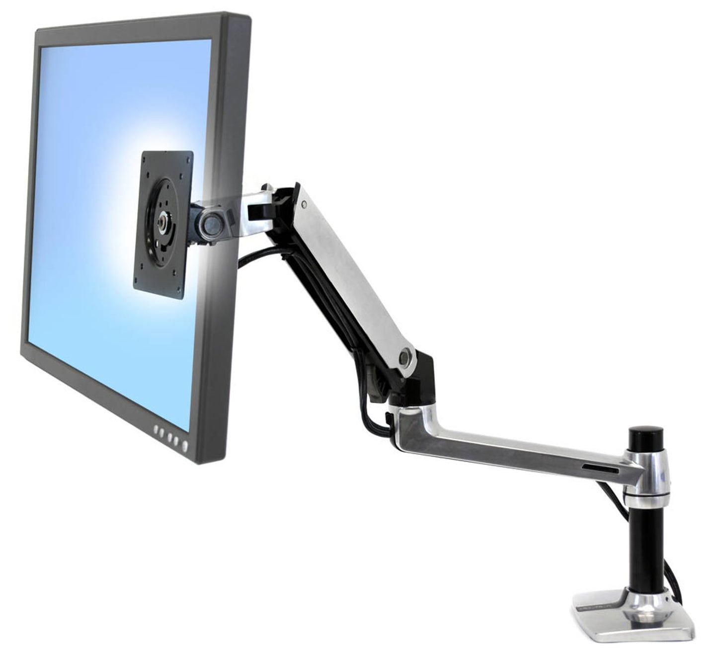 ergotron Monitor-Halterung für 1 Monitor, Tischklemme, Tischbohrung