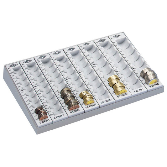 WEDO Zählbrett lichtgrau Metall-Gehäuse | 160780037