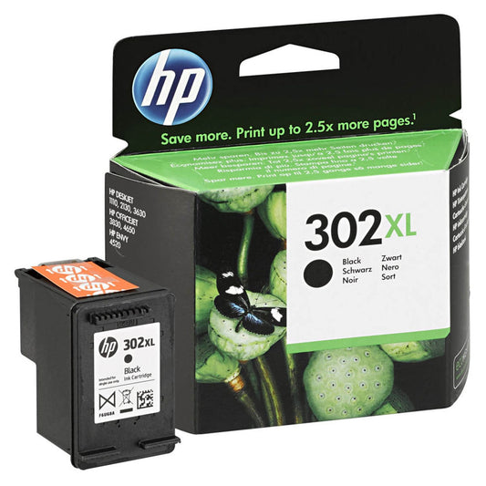 HP 302XL () schwarz Druckerpatrone | F6U68AE