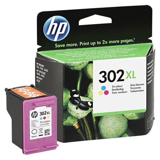 HP 302XL () color Druckerpatrone | F6U67AE