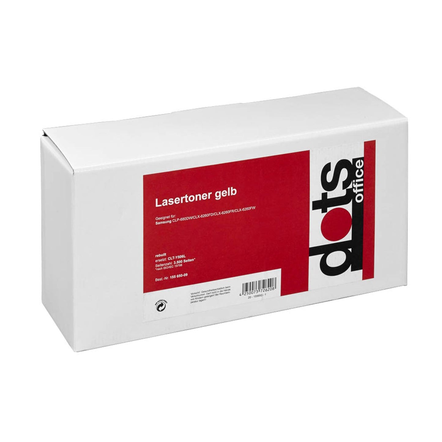 dots gelb Toner kompatibel zu SAMSUNG CLT-Y506L (SU515A) | 3513,3009-DOTS
