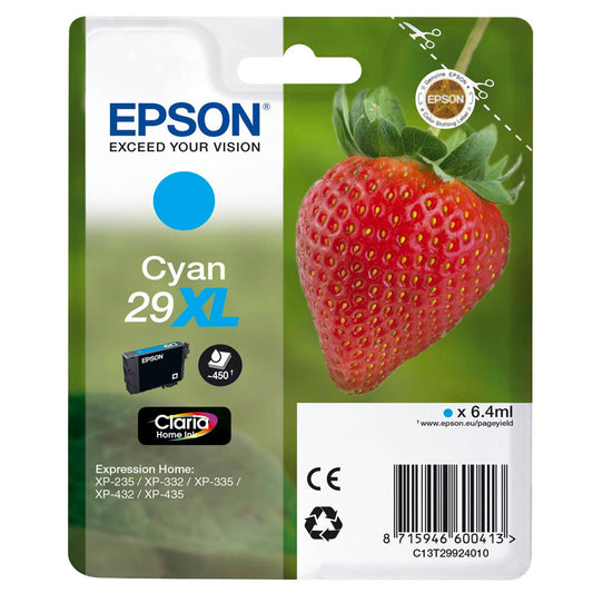 EPSON 29XL / T2992XL cyan Druckerpatrone | C13T29924012