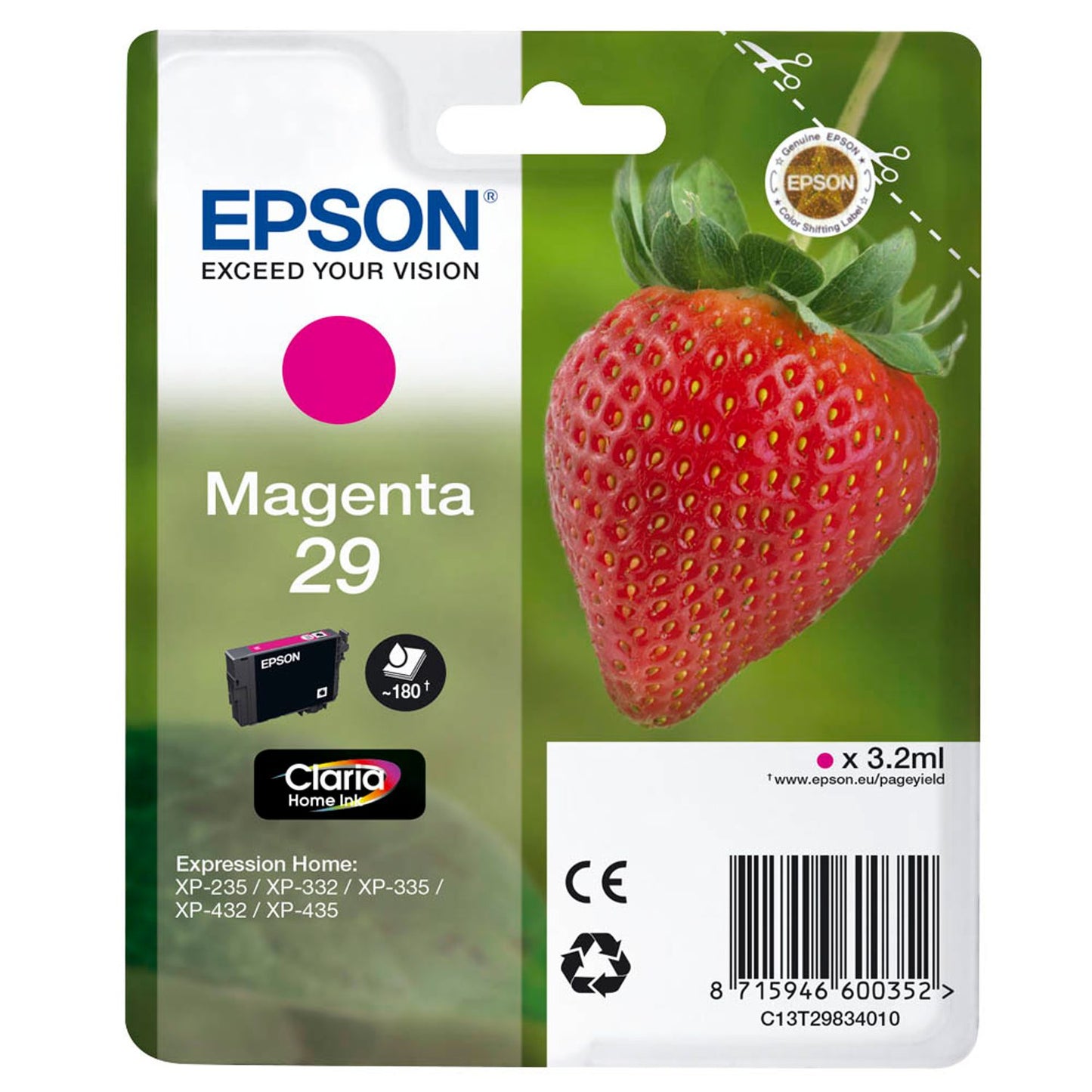 EPSON 29 / T2983 magenta Druckerpatrone | C13T29834012