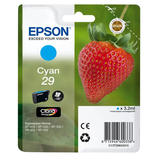 EPSON 29 / T2982 cyan Druckerpatrone | C13T29824012