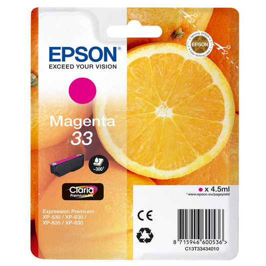 EPSON 33 / T3343 magenta Druckerpatrone | C13T33434012