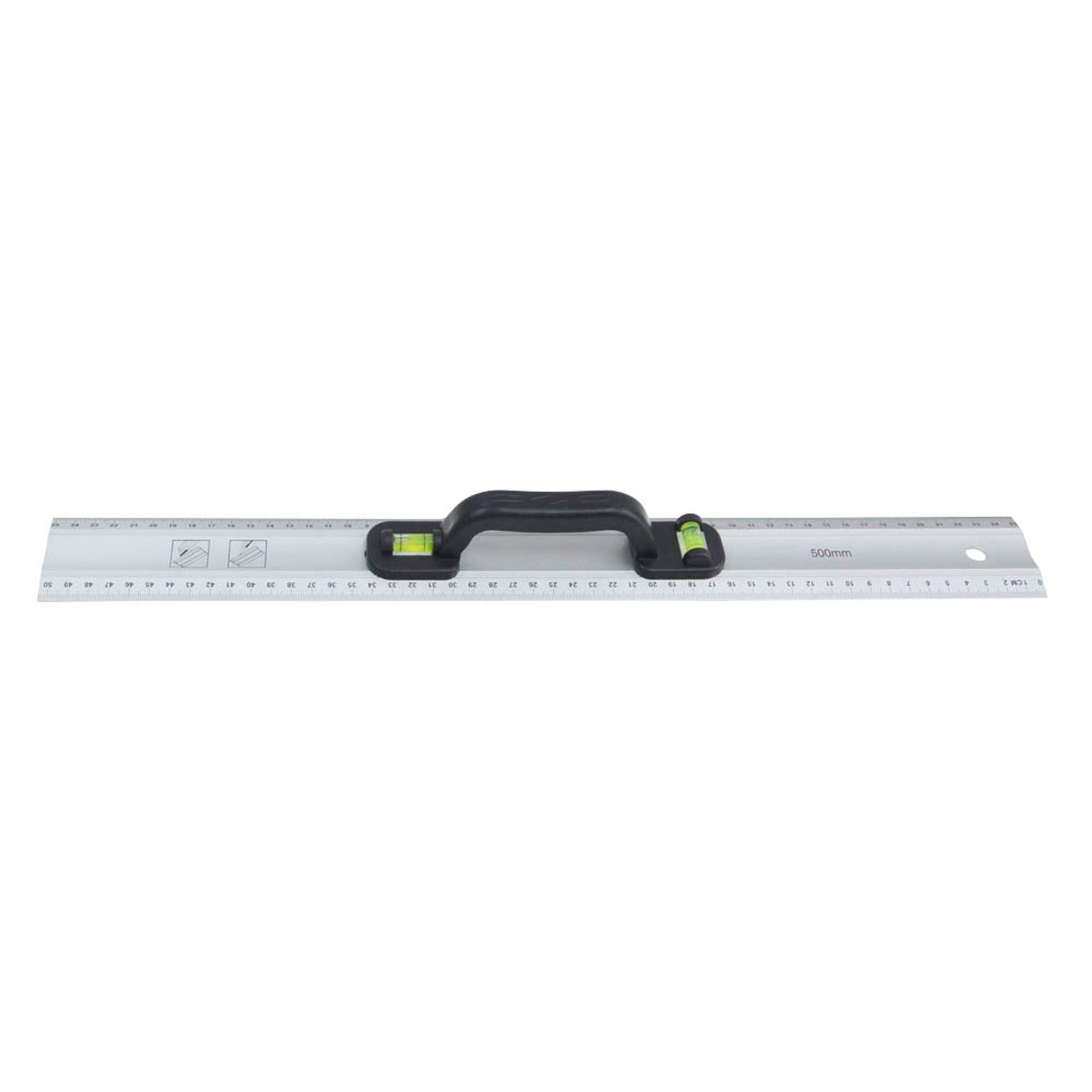Werkzeyt Lineal 50,0 cm, silber | B26350