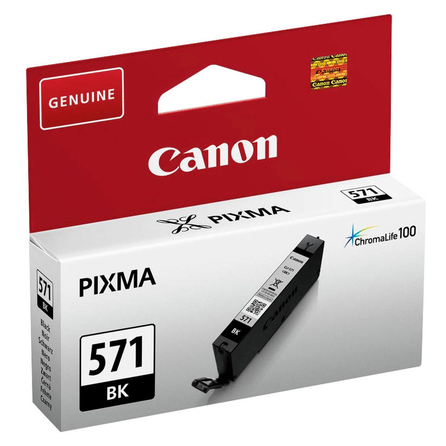 Canon CLI-571 BK schwarz Druckerpatrone | 0385C001
