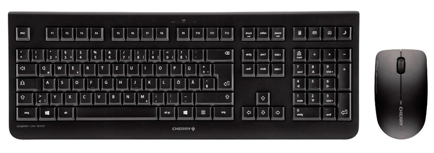 CHERRY DW 3000 Tastatur-Maus-Set kabellos