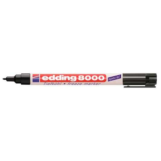 edding 8000 Tiefkühlmarker schwarz 1,0 mm | 4-8000-1-4001