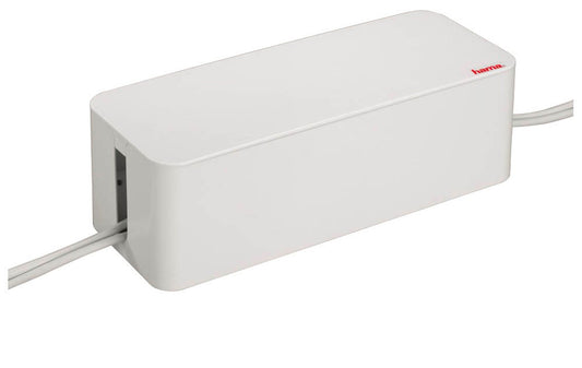 hama Maxi Kabelbox weiß