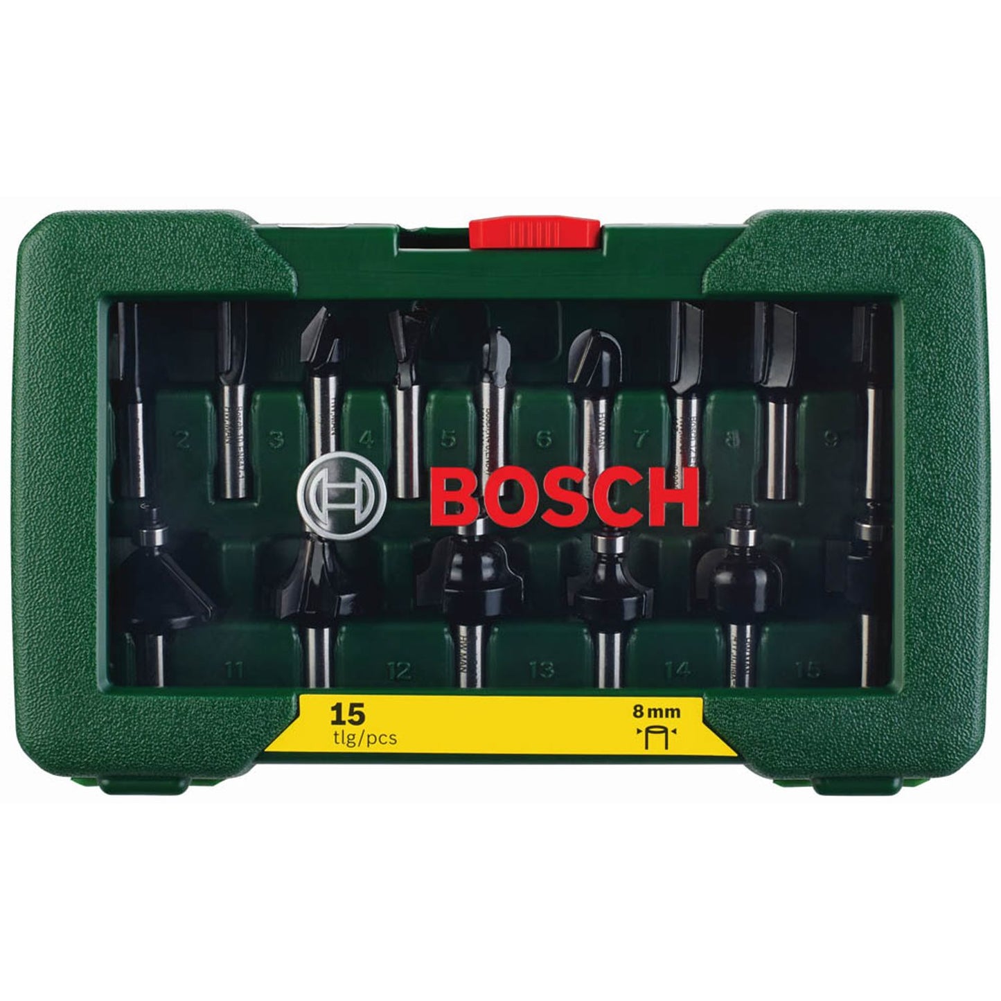 BOSCH Fräser-Set 15-teilig | 2607019469