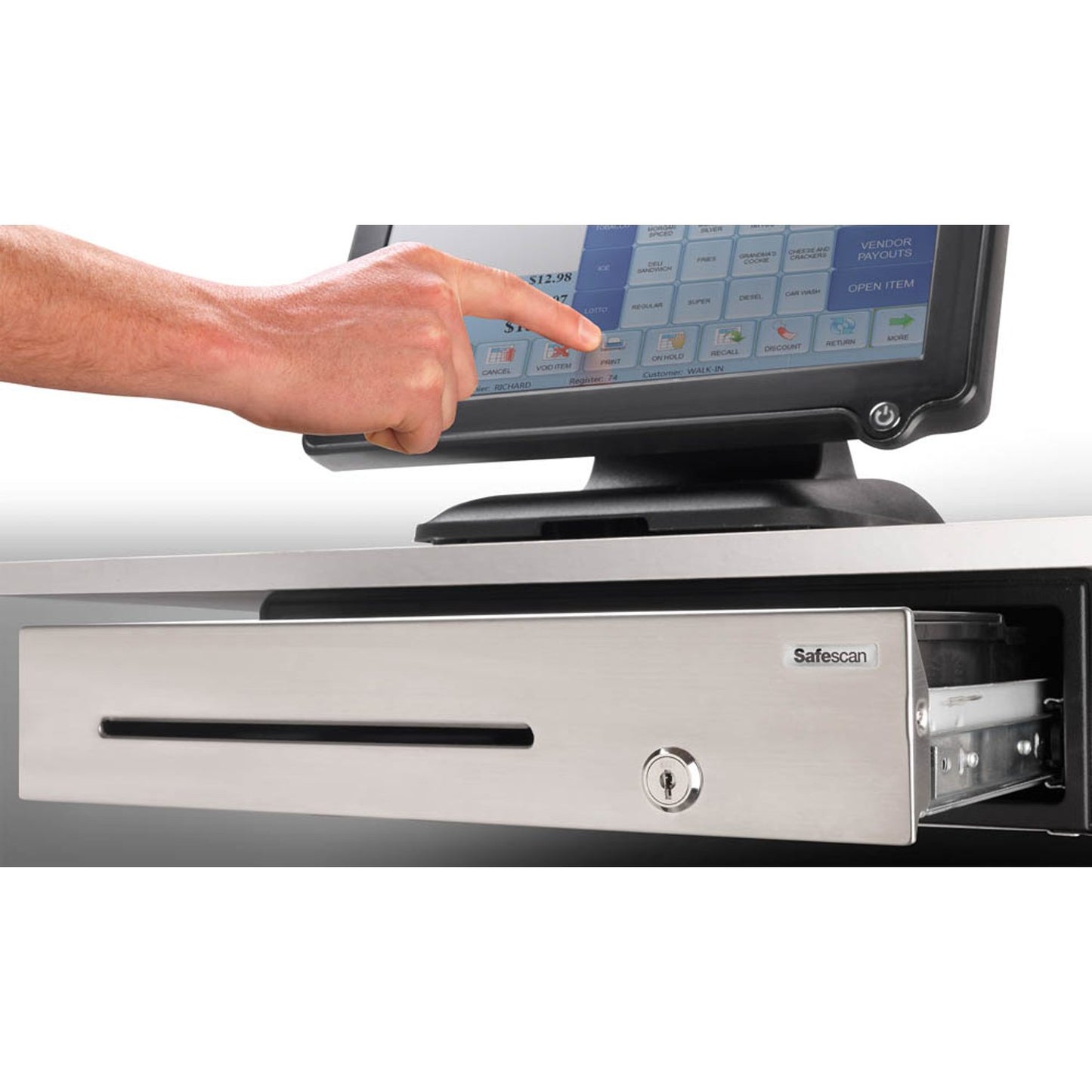 Safescan Kassenschublade HD-4141S schwarz/silber | 132-0426