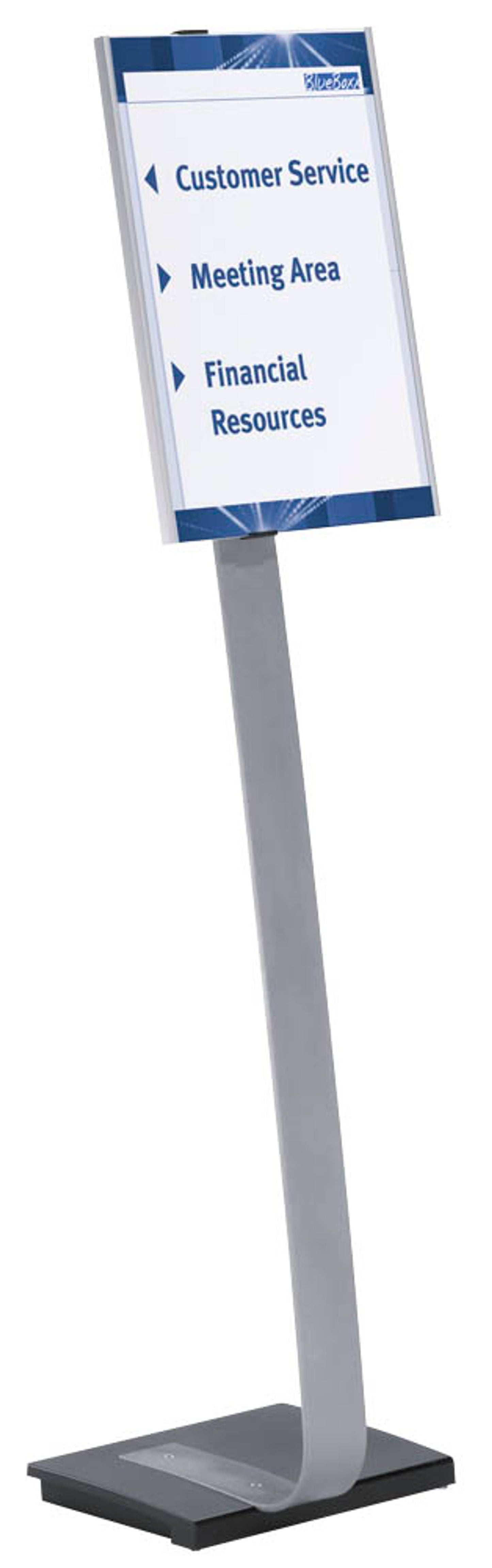 DURABLE Infoständer silber