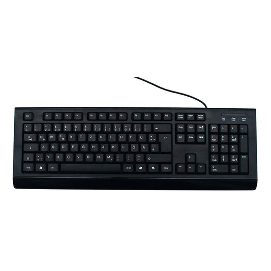 MediaRange Tastatur kabelgebunden schwarz | MROS101