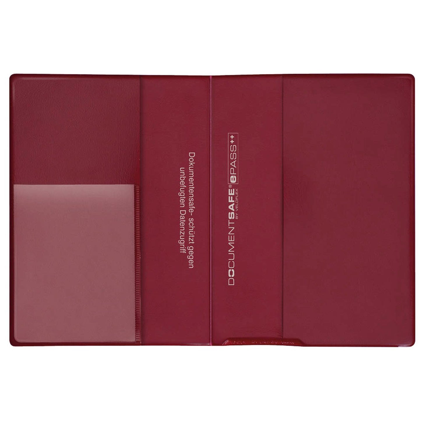 VELOFLEX Dokumentenhülle Document Safe®ePass Schutzhülle rot 10,0 x 13,5 cm | 3258800