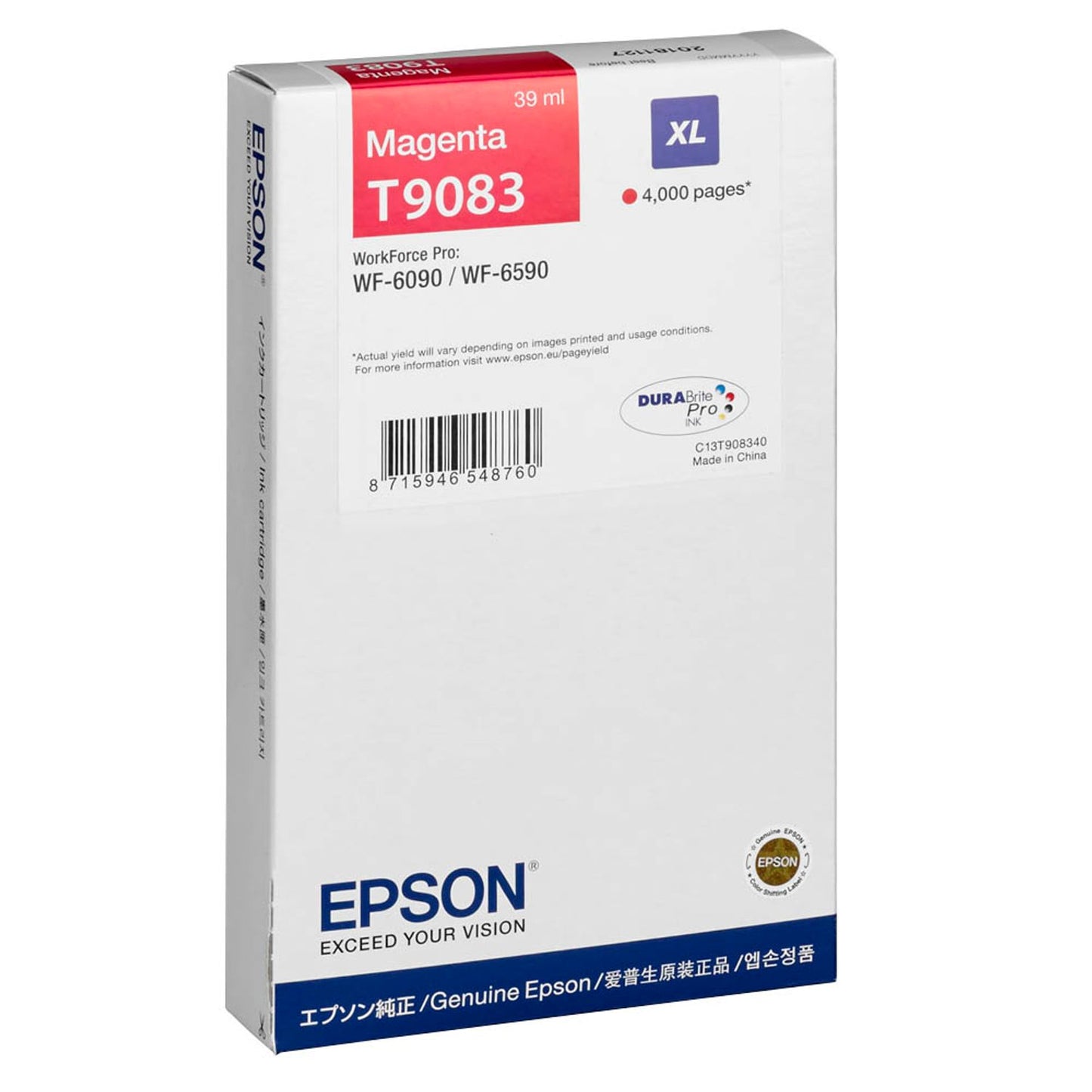 EPSON T9083XL magenta Druckerpatrone | C13T90834N