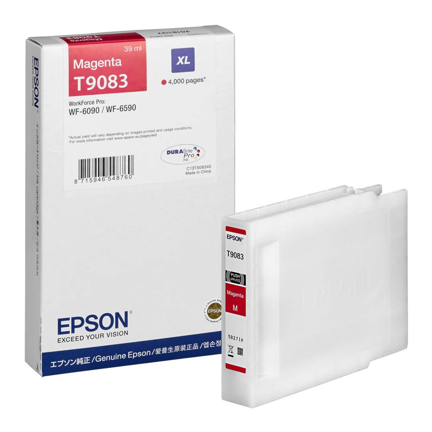 EPSON T9083XL magenta Druckerpatrone | C13T90834N