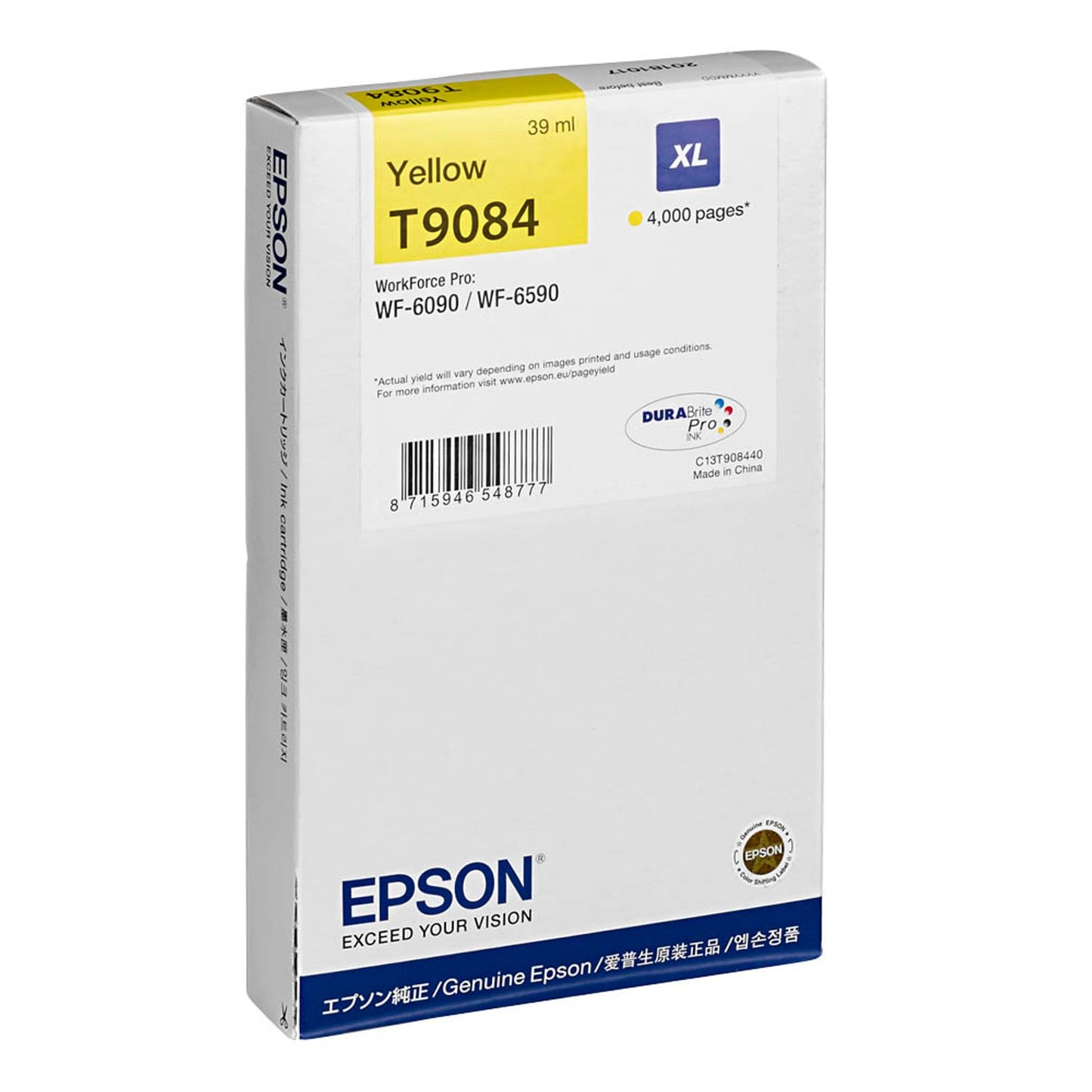 EPSON T9084XL gelb Druckerpatrone | C13T90844N