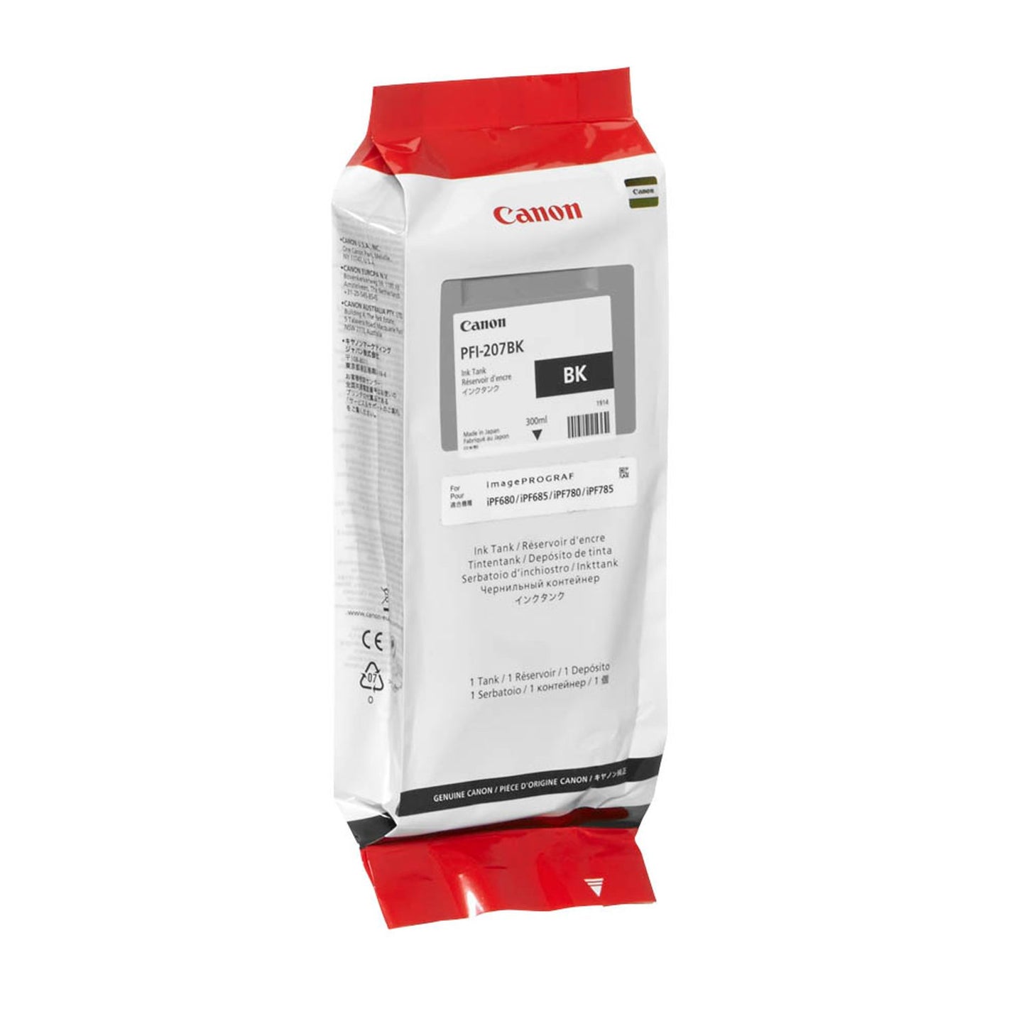 Canon PFI-207 BK schwarz Druckerpatrone | 8789B001