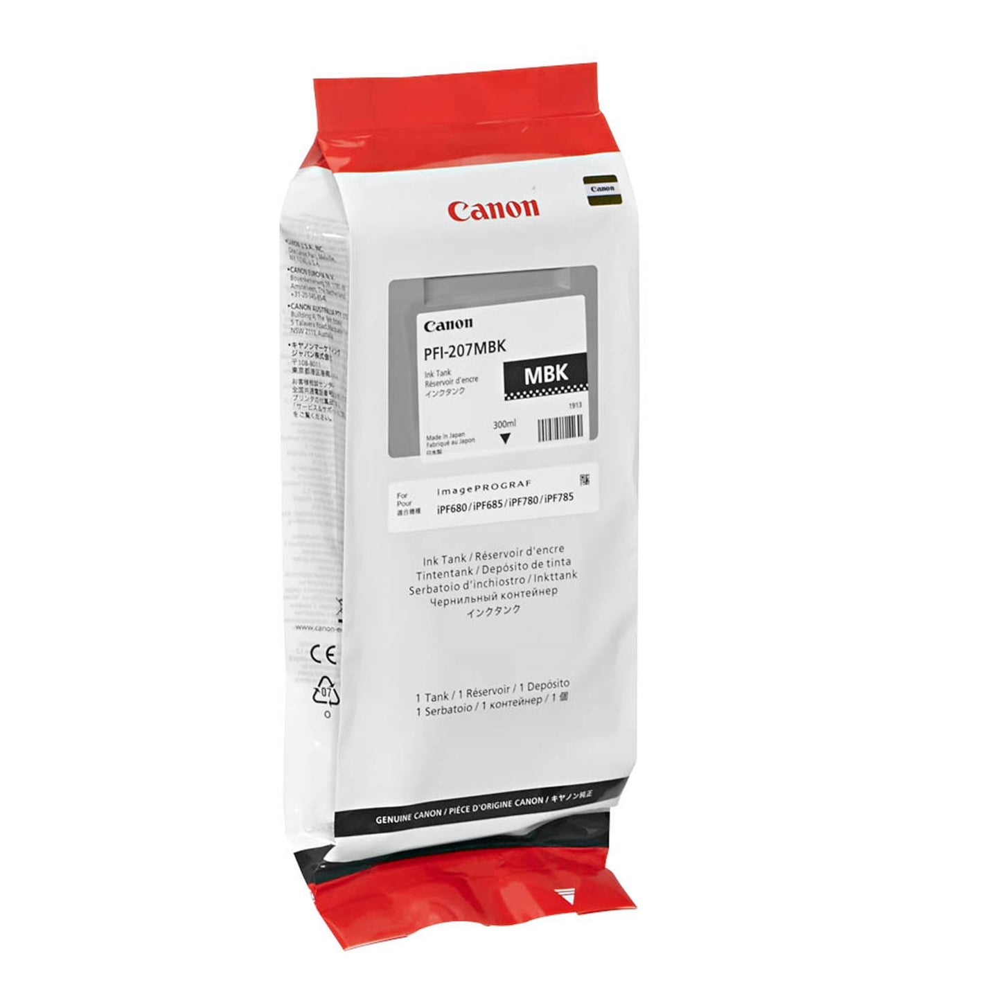 Canon PFI-207 MBK matt schwarz Druckerpatrone | 8788B001