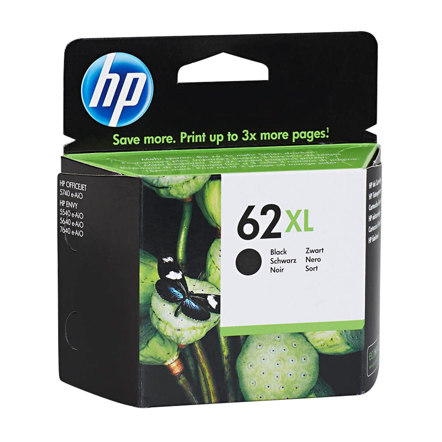 HP 62XL () schwarz Druckerpatrone | C2P05AE