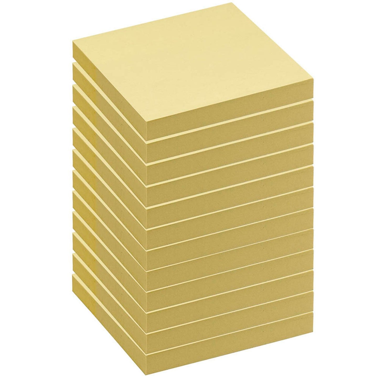 dots Recycling Haftnotizen gelb, 12 Blöcke | 222036 | 1 Pack = 12 Blöcke