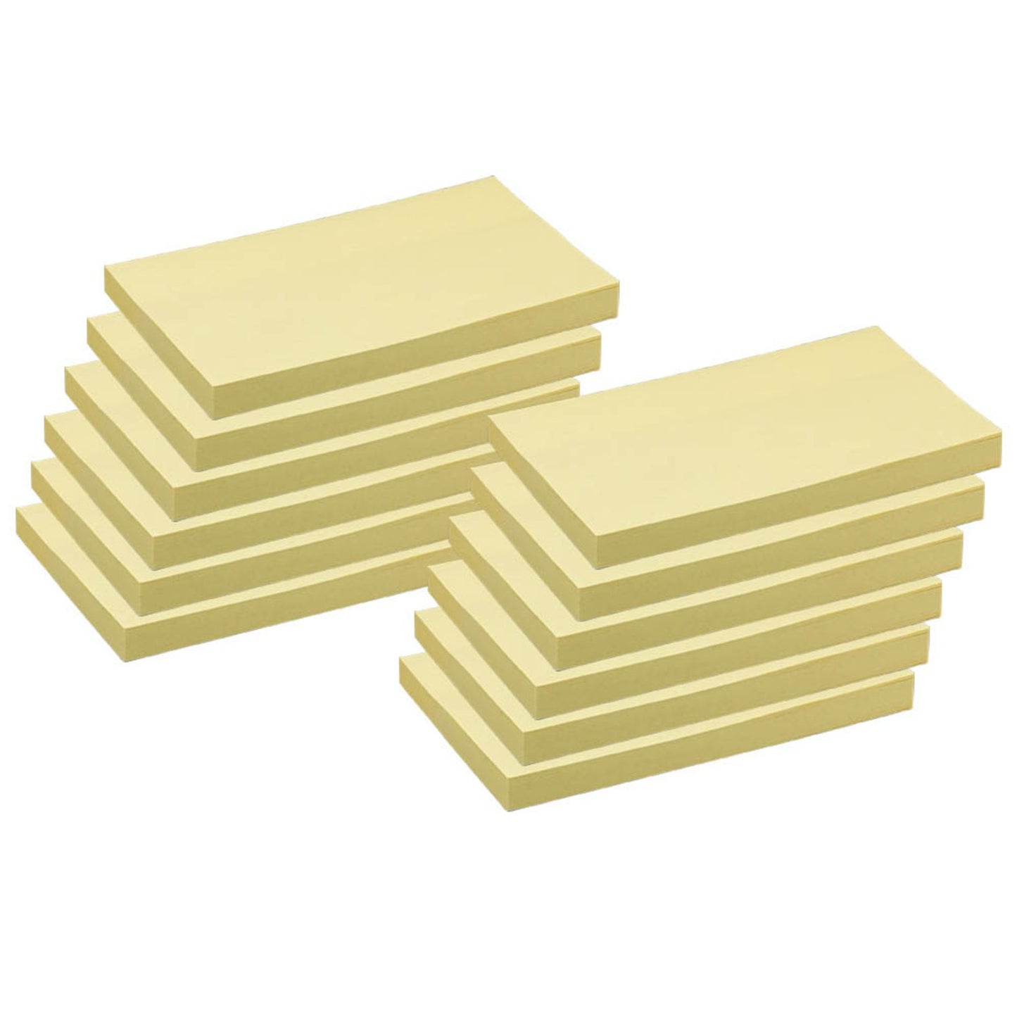 dots Recycling Haftnotizen gelb, 12 Blöcke | 222036 | 1 Pack = 12 Blöcke