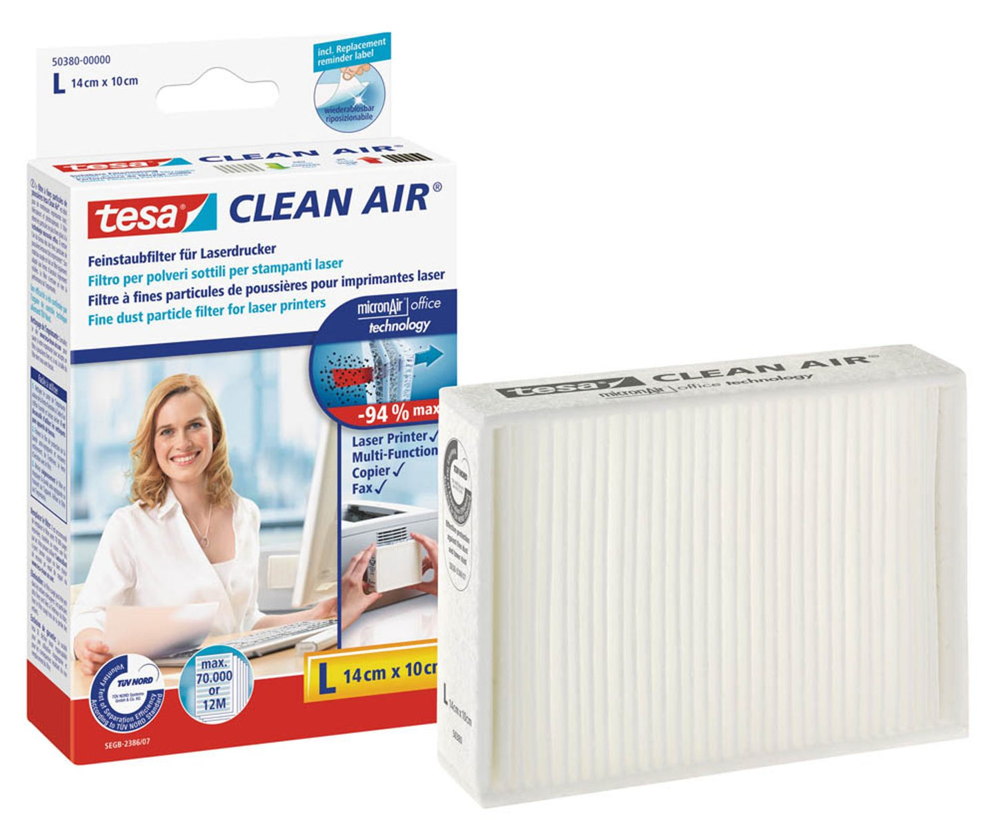 tesa Feinstaubfilter Clean Air