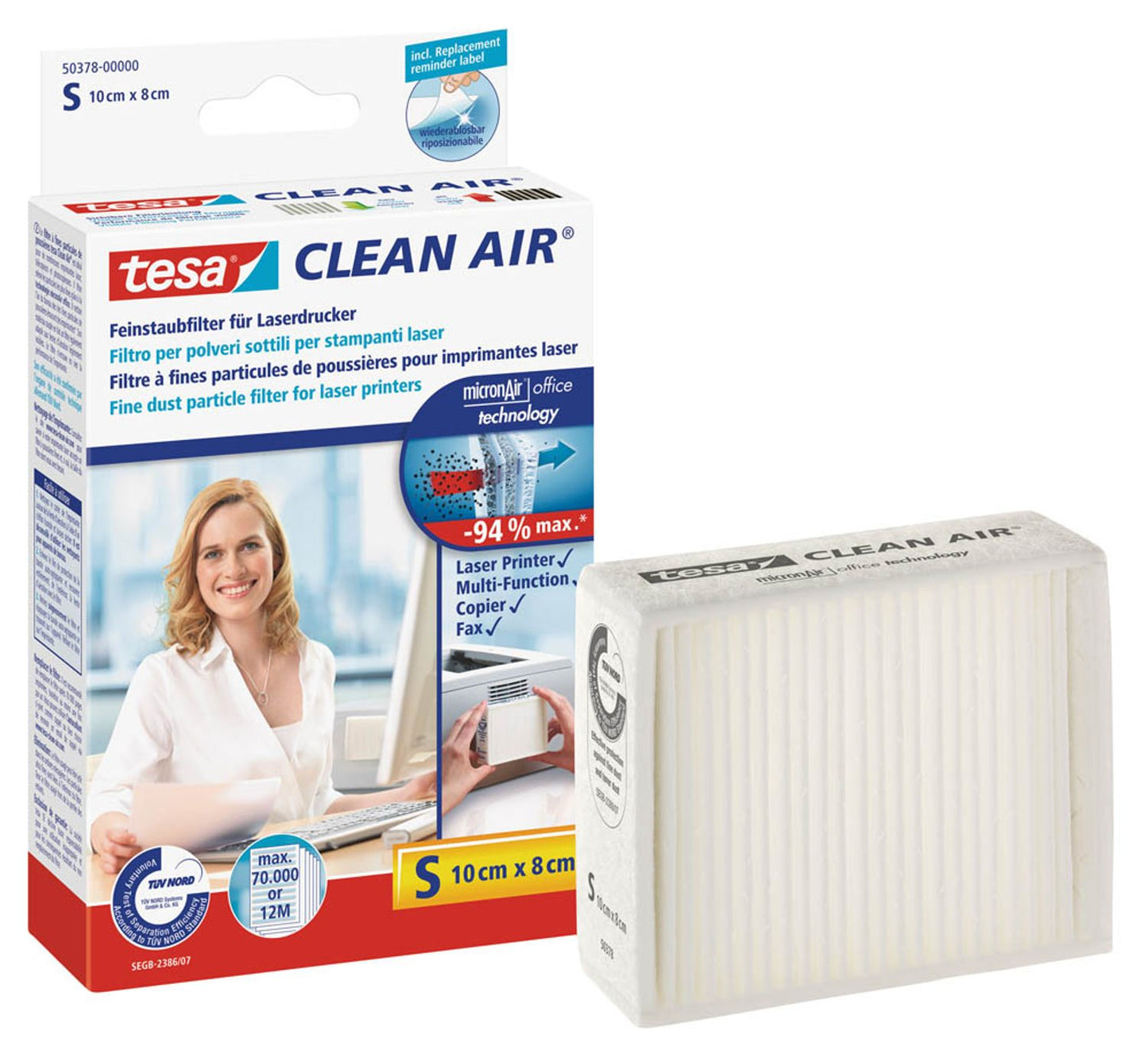 tesa Feinstaubfilter Clean Air