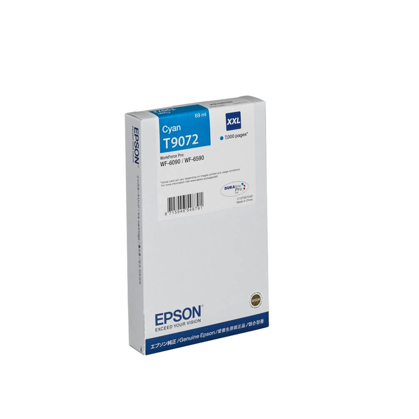 EPSON T9072XXL cyan Druckerpatrone | C13T90724N