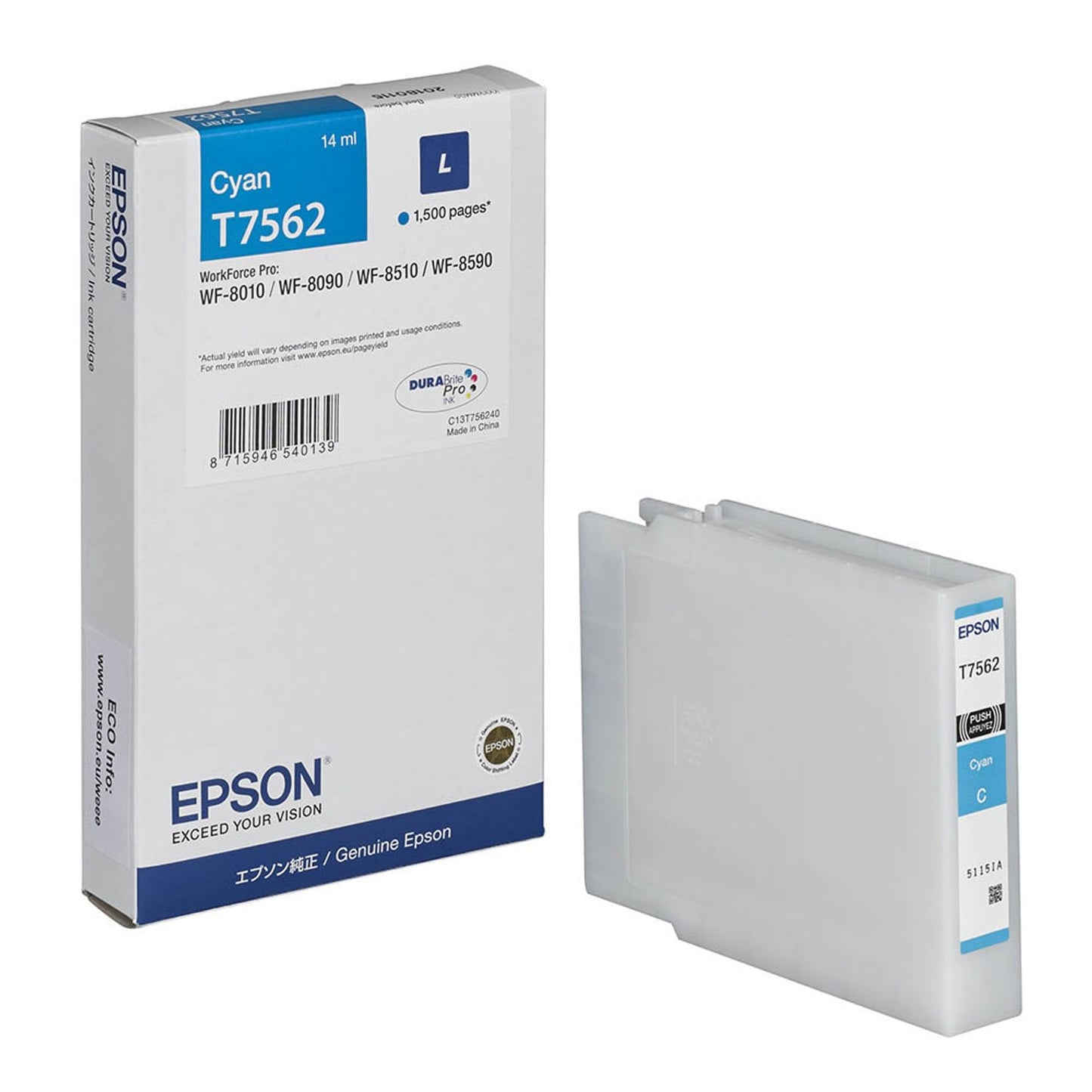 EPSON T7562L cyan Druckerpatrone | C13T75624N