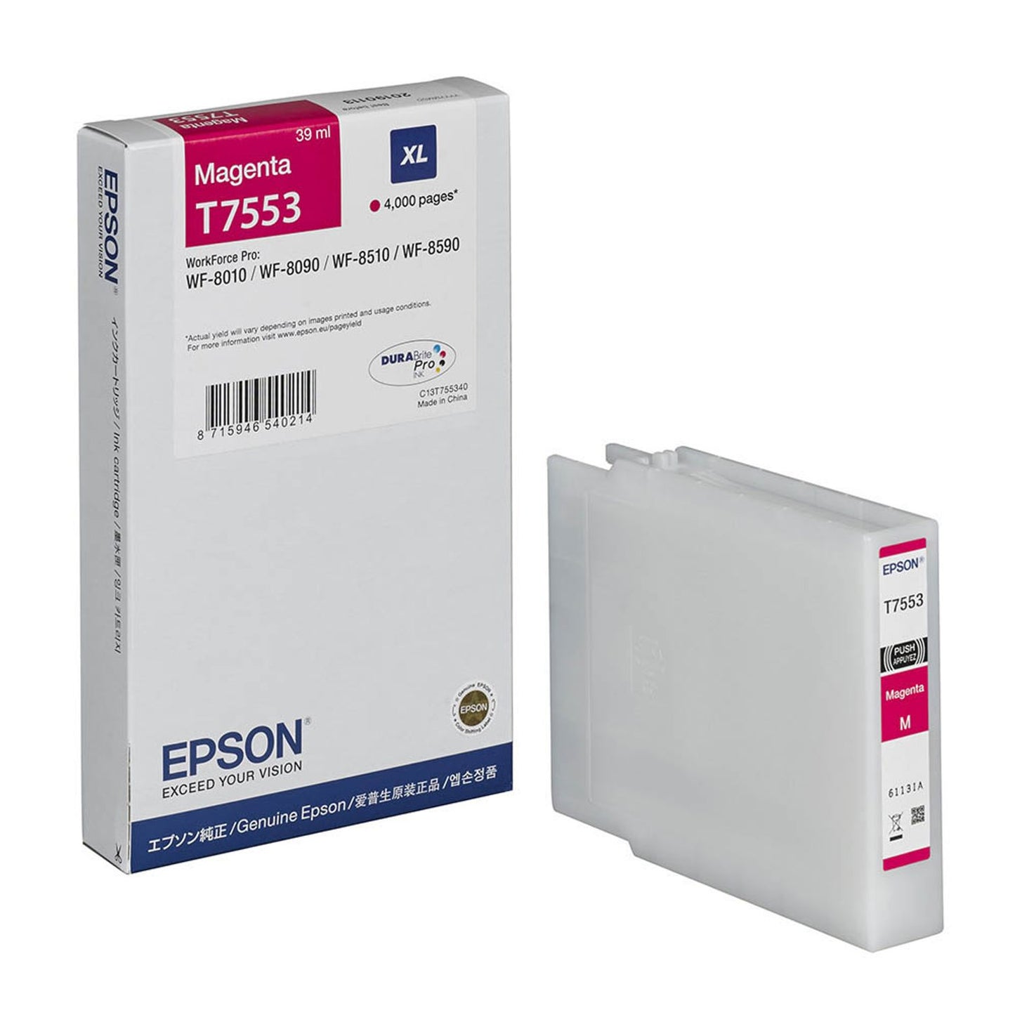 EPSON T7553XL magenta Druckerpatrone | C13T75534N