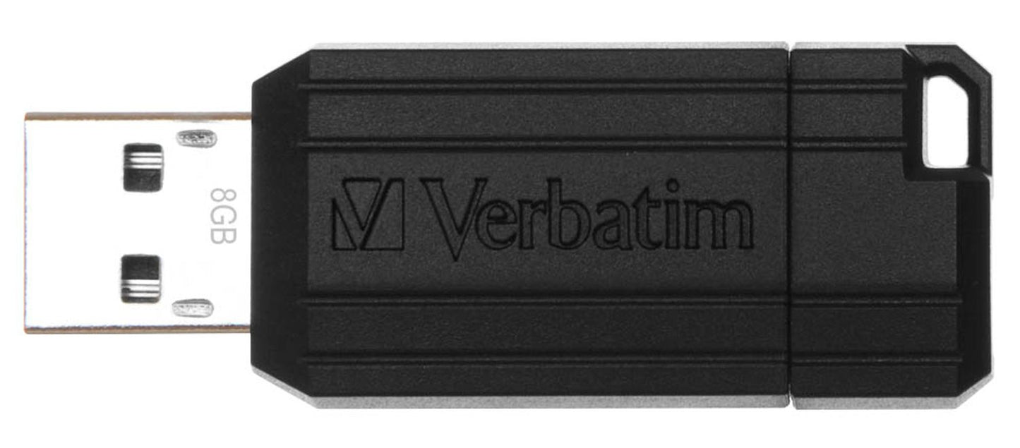 verbatim USB-Stick PinStripe schwarz