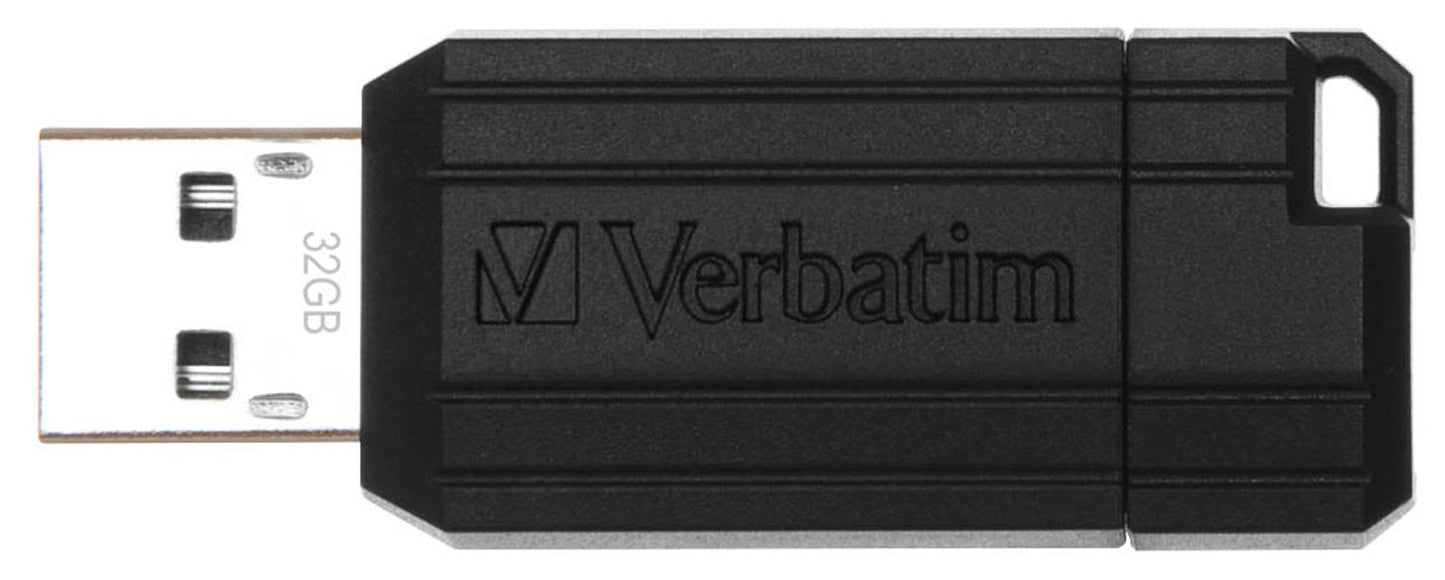 verbatim USB-Stick PinStripe schwarz