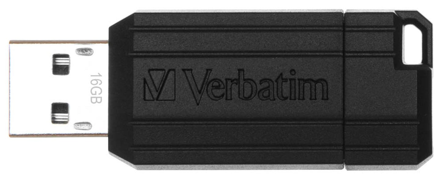 verbatim USB-Stick PinStripe schwarz