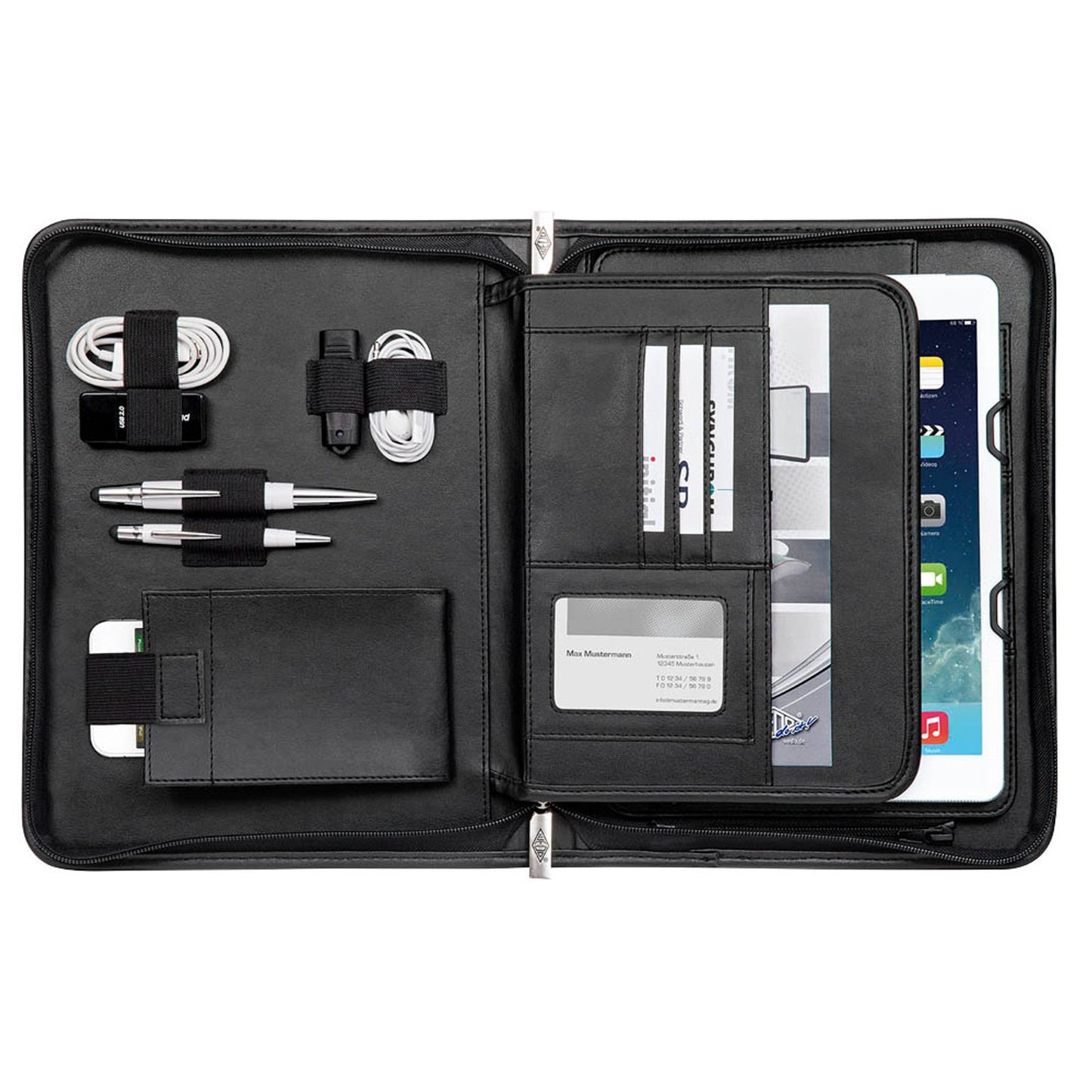 WEDO Elegance Tablet-Organizer für Markenunabhängig Tablets bis 26,67 cm (10,5'') schwarz | 58 75901