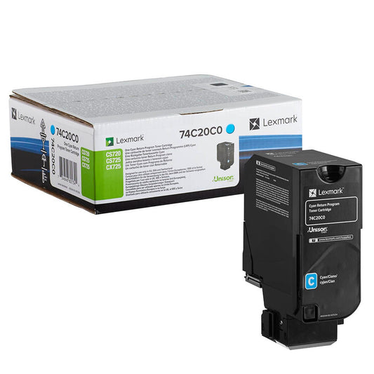 Lexmark cyan Toner | 74C20C0