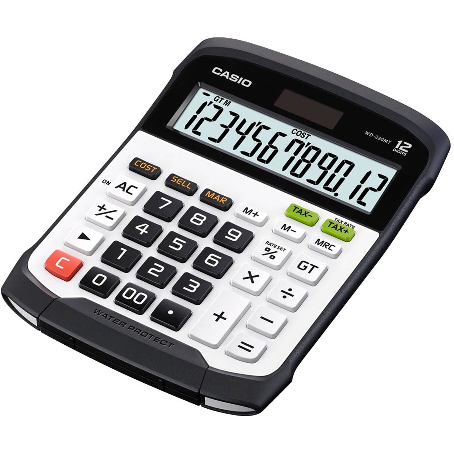 CASIO Tischrechner schwarz/weiß | WD-320MT