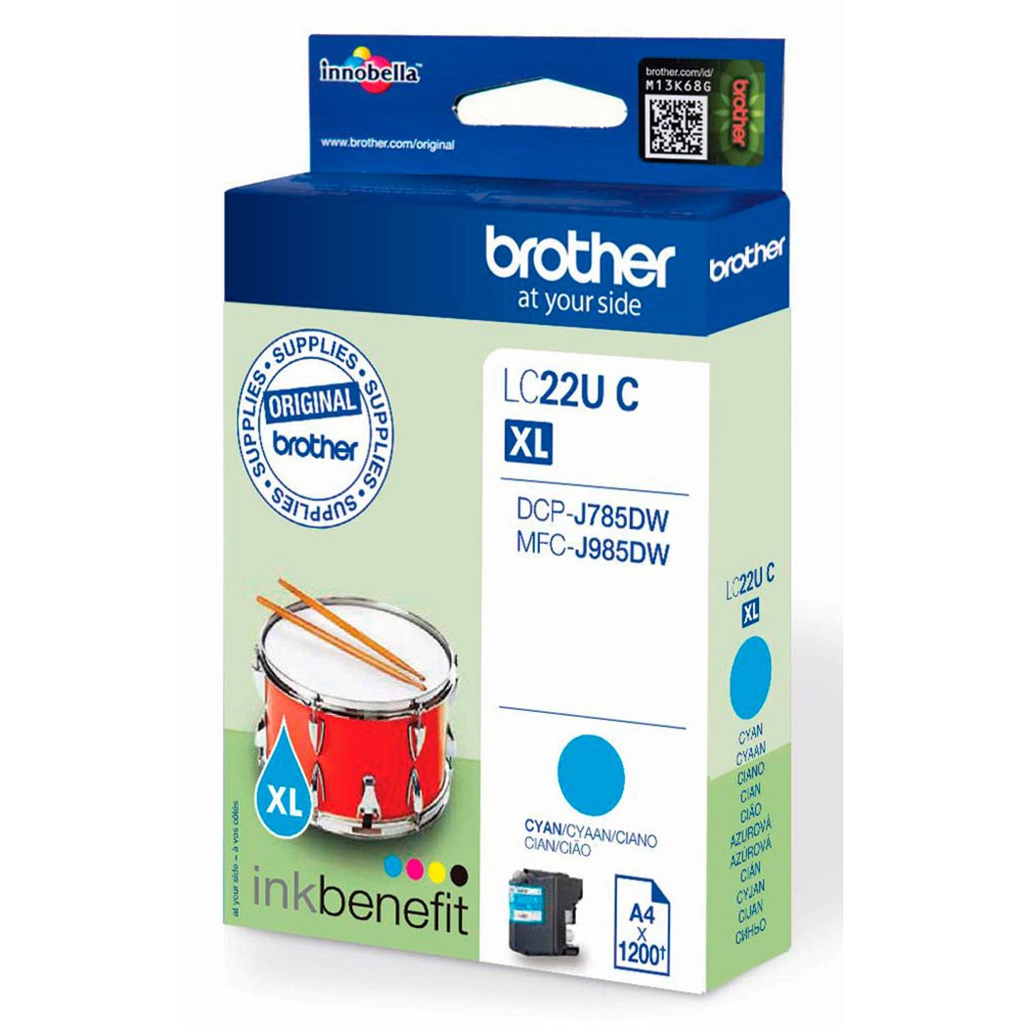 brother LC-22UC cyan Druckerpatrone | LC22UC