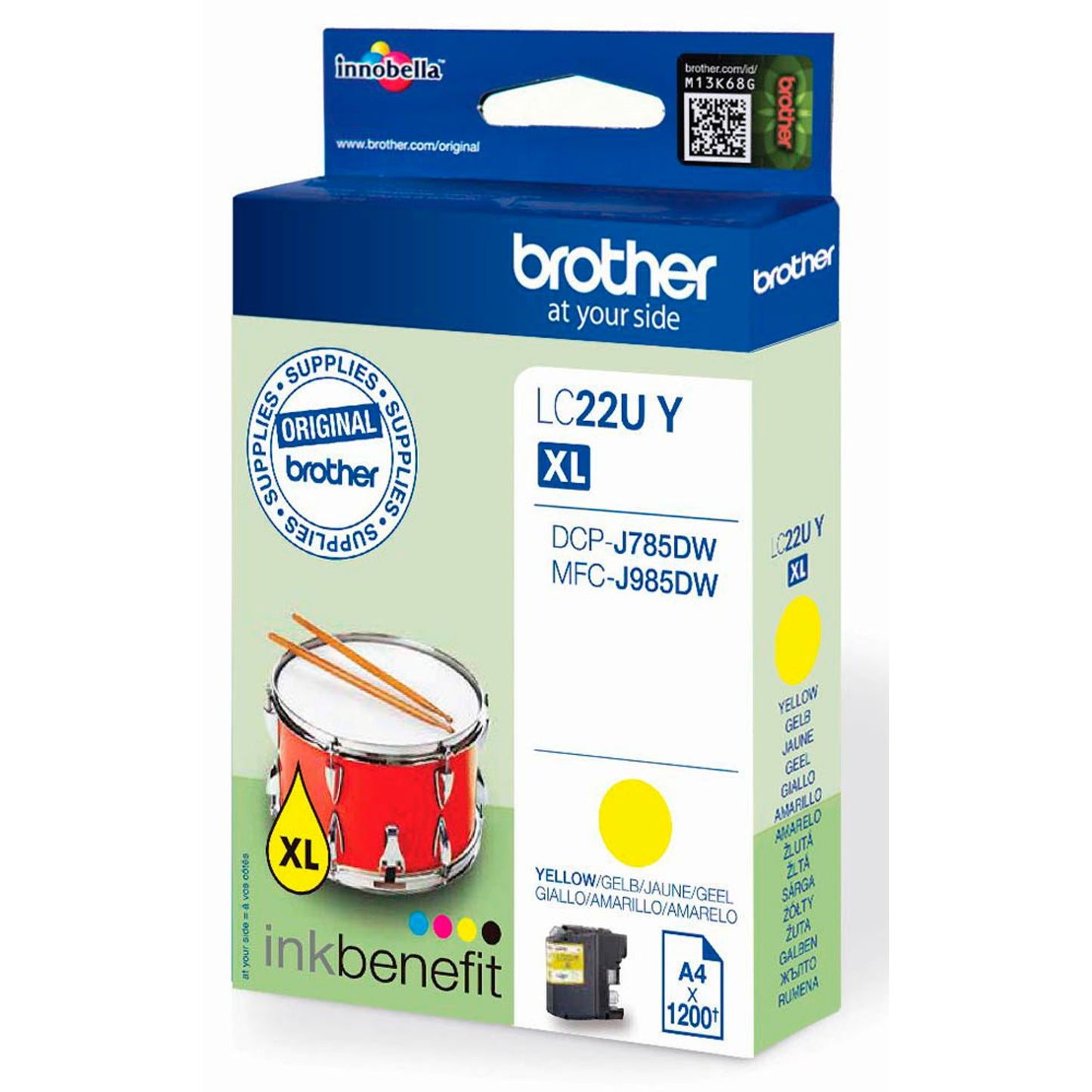 brother LC-22UY gelb Druckerpatrone | LC22UY