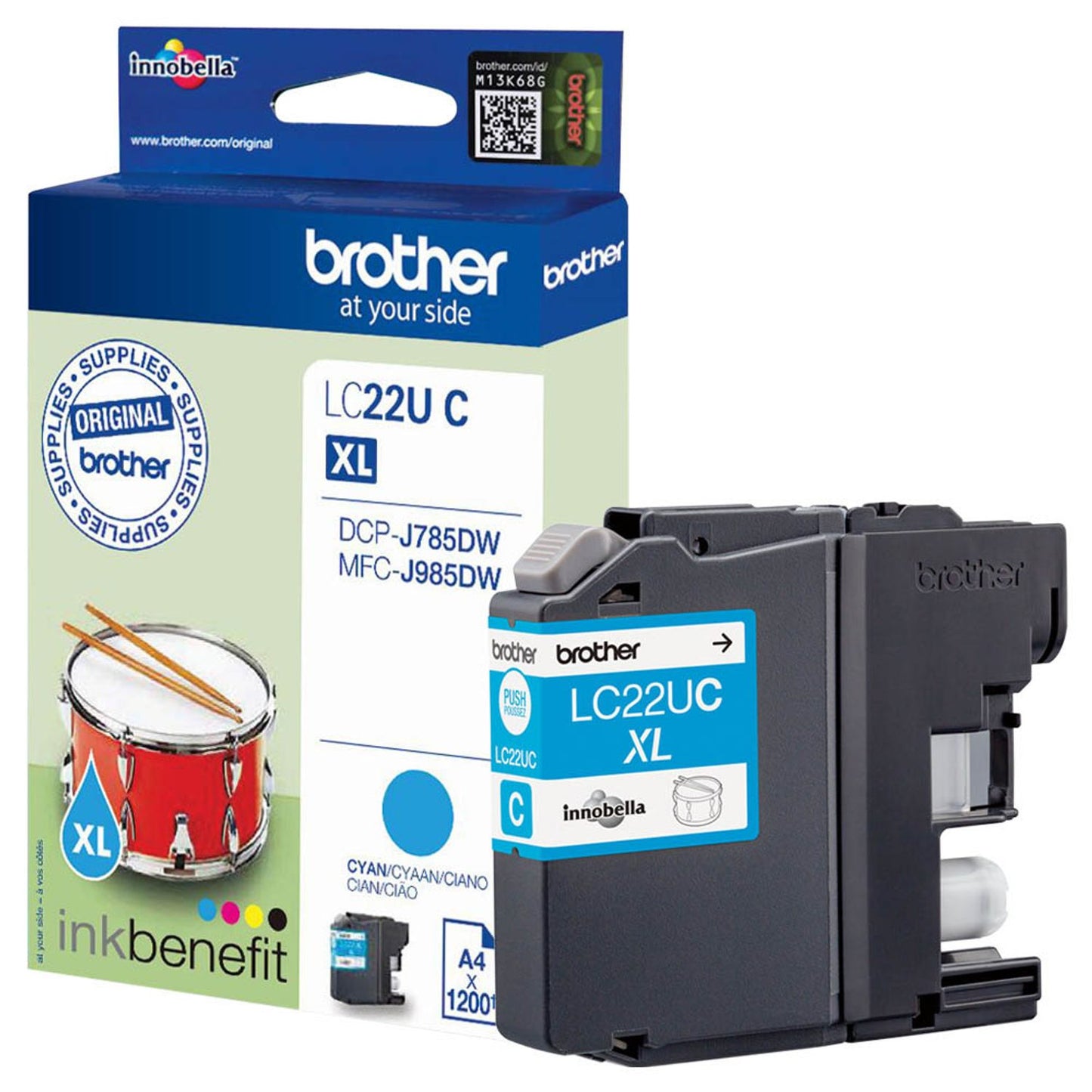 brother LC-22UC cyan Druckerpatrone | LC22UC
