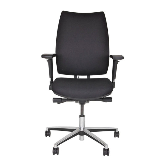 BISLEY Bürostuhl Upscale, Stoff schwarz, Gestell chrom | DSU733