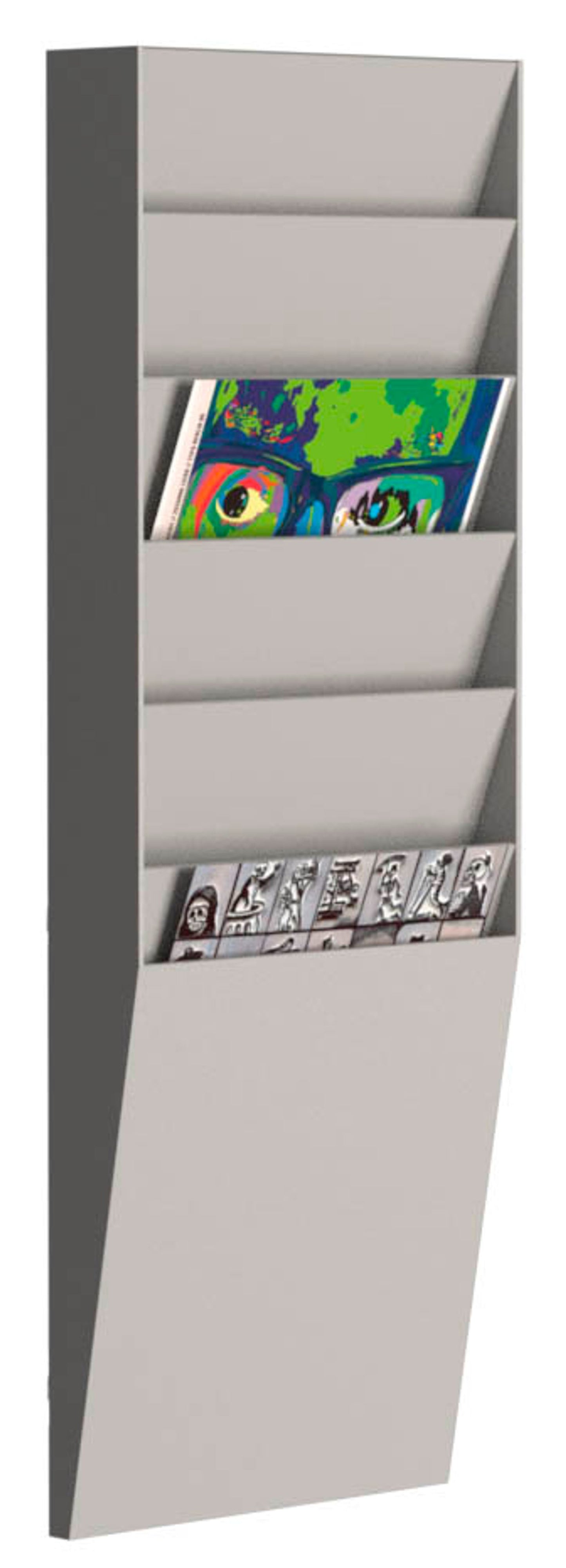 PAPERFLOW Wandprospekthalter DIN A4 6 Fächer