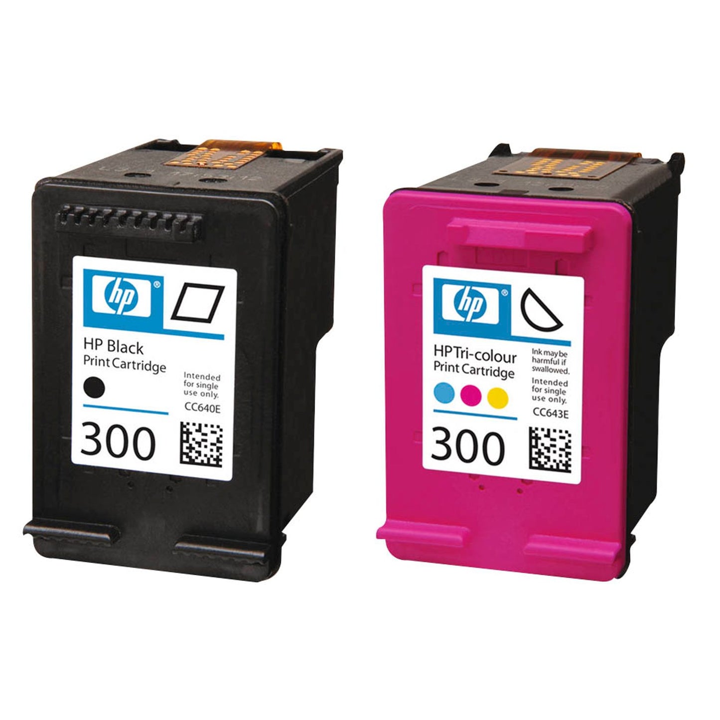 HP 300 () schwarz, color Druckerpatronen, 2er-Set | CN637EE | 1 Aktionspack = 2 St.