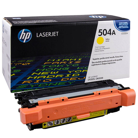 HP 504A () gelb Tonerkartusche | CE252A