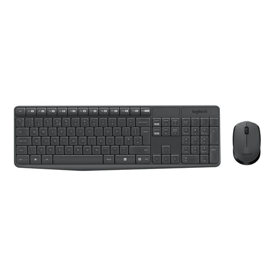 Logitech MK235 Tastatur-Maus-Set kabellos schwarz | 920-007905