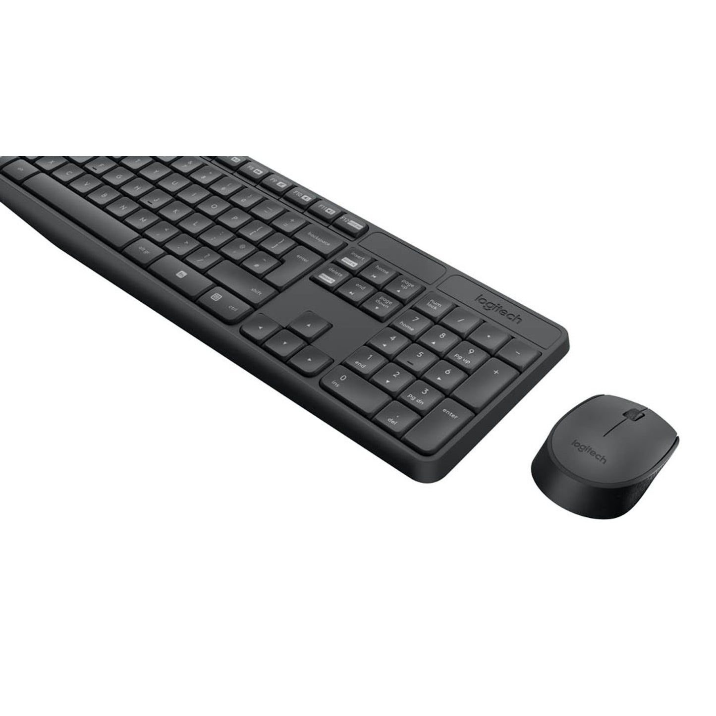 Logitech MK235 Tastatur-Maus-Set kabellos schwarz | 920-007905