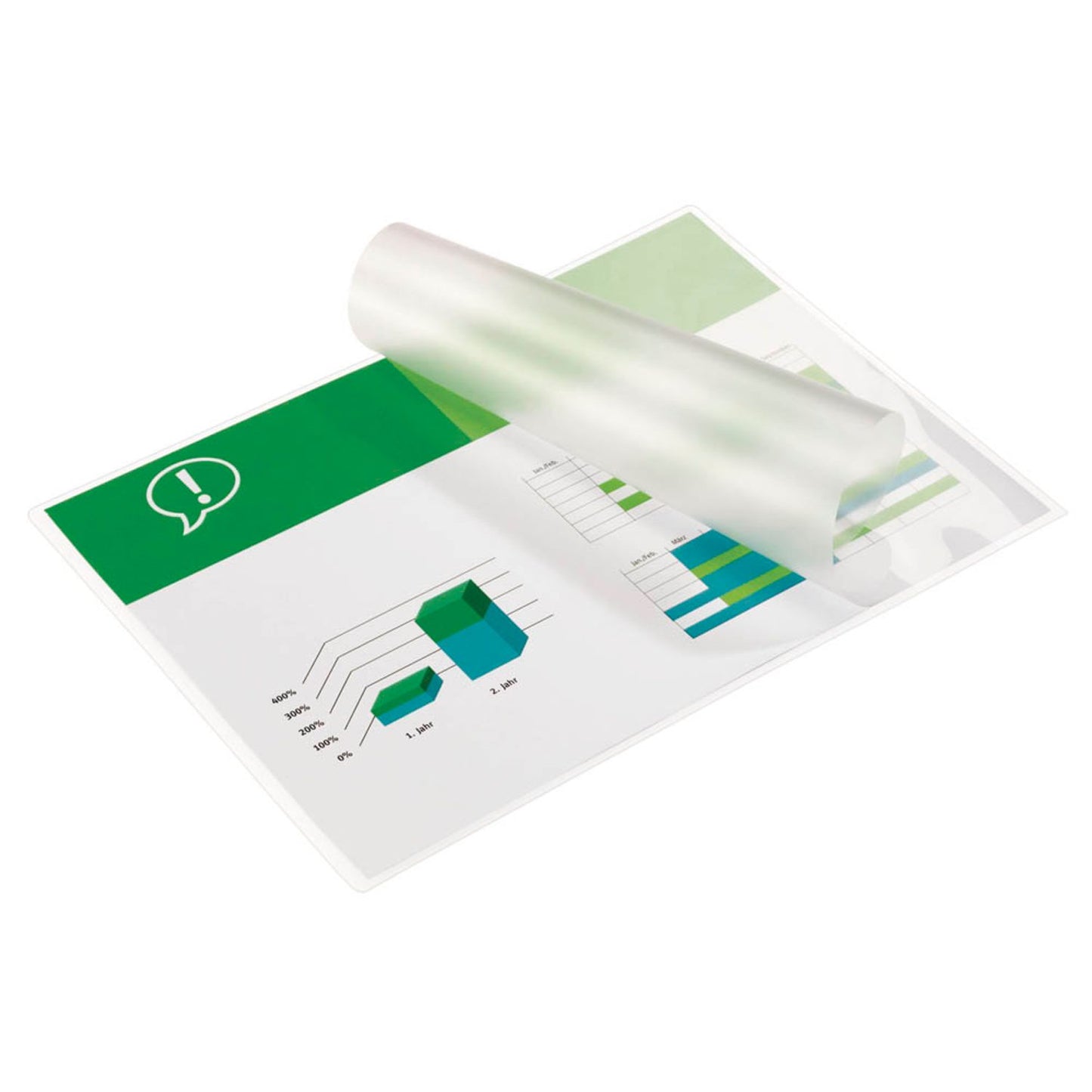 GBC Laminierfolien glänzend für A4 100 micron | 3740306 | 1 Pack = 100 St.